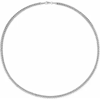 Sterling Silver 4.35 mm Miami Cuban Curb 8" Chain