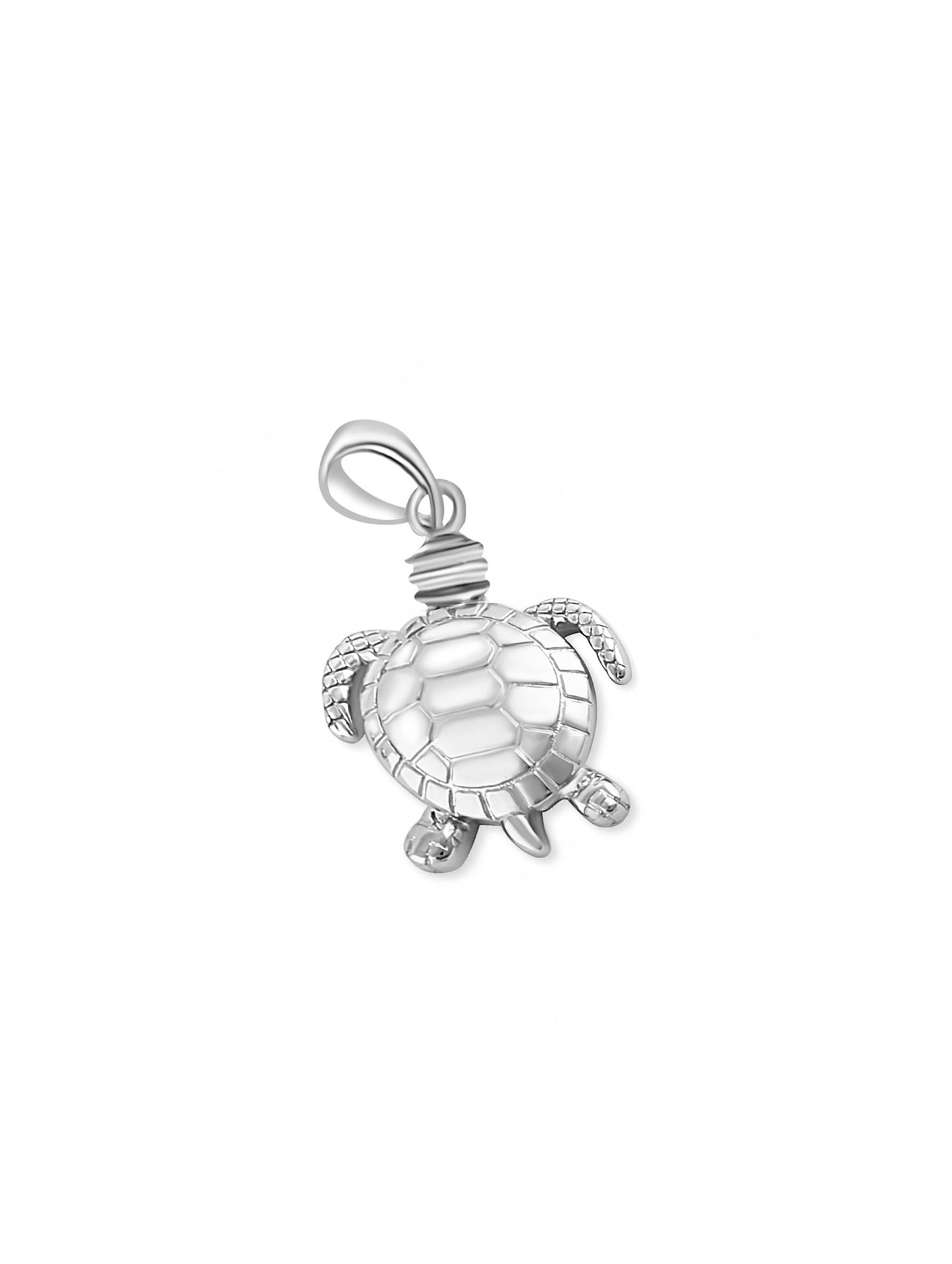 Sterling Silver Sea Turtle Pendant - Bright Stone Jewelers