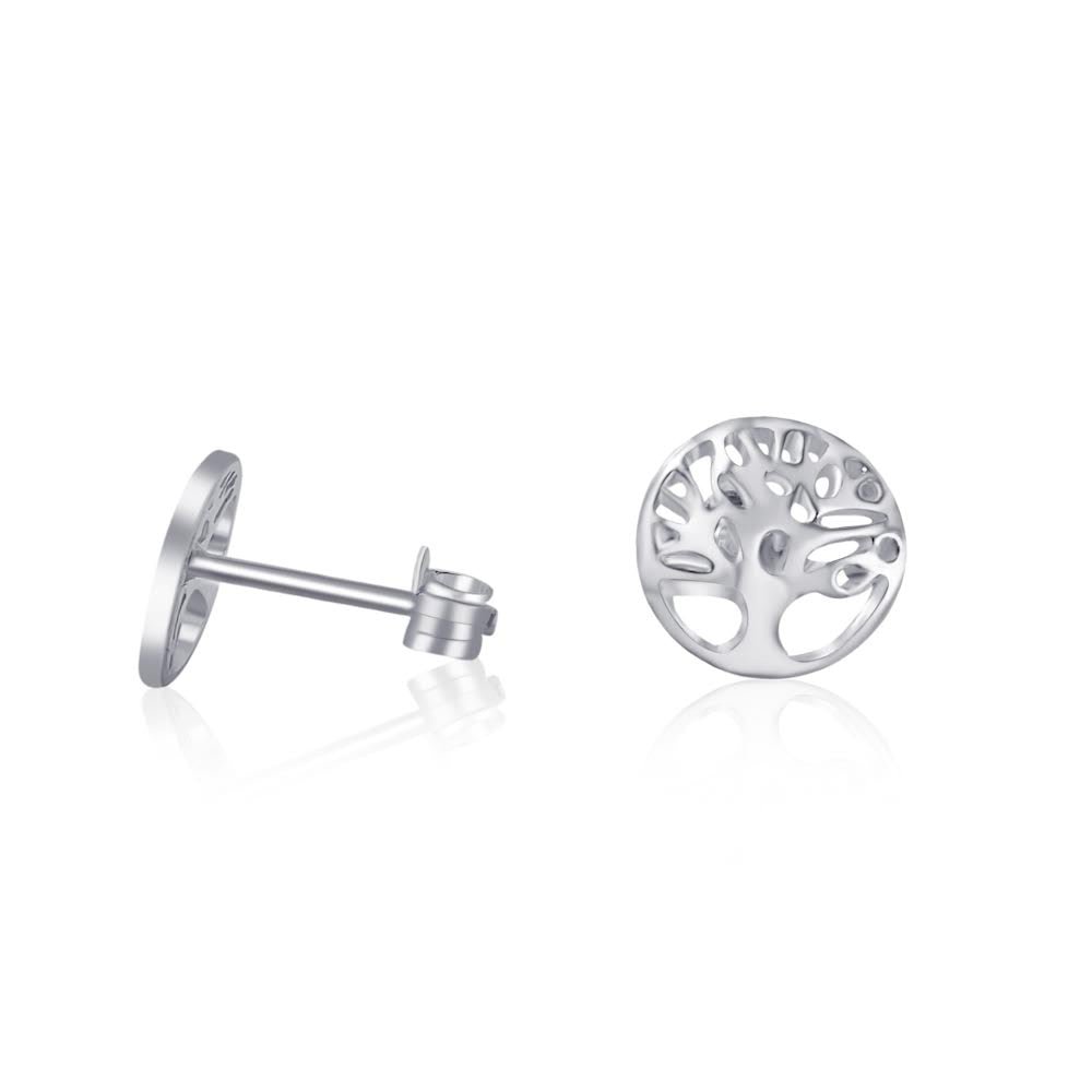 Sterling Silver Tree of Life Earrings - Bright Stone Jewelers